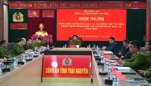 THÁI NGUYÊN: Tổng kết công tác đặc xá và công tác tái hòa nhập cộng đồng đối với người được đặc xá năm 2025