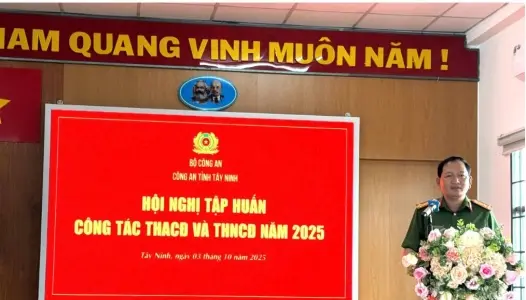 TÂY NINH: Tập huấn công tác tái hòa nhập cộng đồng và thi hành án hình sự tại cộng đồng năm 2025