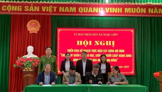THANH HÓA: UBND XÃ NGỌC LIÊN XÂY DỰNG MÔ HÌNH “CHUNG TAY GIÚP ĐỠ NGƯỜI CHẤP HÀNH XONG ÁN PHẠT TÙ TÁI HÒA NHẬP CỘNG ĐỒNG”