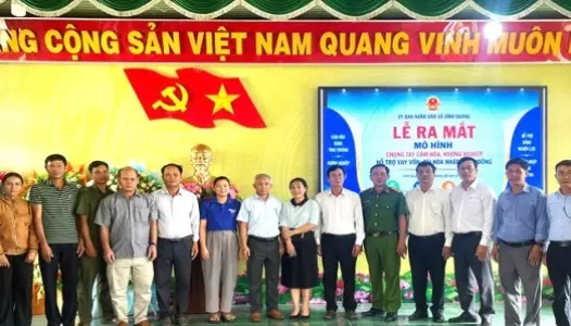 GIA LAI: Xã Vĩnh Quang ra mắt mô hình "Chung tay cảm hóa, hướng nghiệp, hỗ trợ vay vốn, tái hòa nhập cộng đồng"