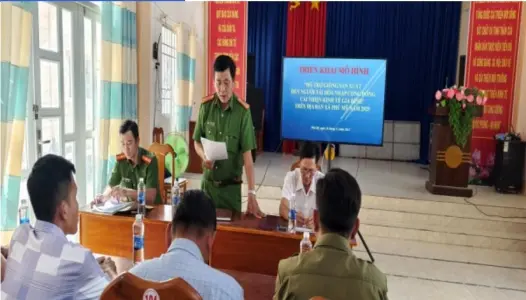 CÀ MAU: An ninh - trật tự Công an xã Phú Mỹ triển khai mô hình “Hỗ trợ giống sản xuất đến người tái hòa nhập cộng đồng cải thiện kinh tế gia đình” trên địa bàn