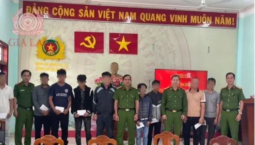 GIA LAI: Công tác tuyên truyền, quản lý, giáo dục đối tượng tại Công an xã An Hòa.
