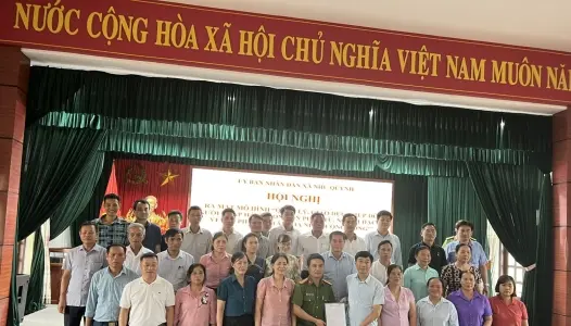 HƯNG YÊN: Xã Như Quỳnh tổ chức ra mắt Mô hình “Quản lý, giáo dục, giúp đỡ người chấp hành xong án phạt tù, người đặc xá về địa phương tái hòa nhập cộng đồng”