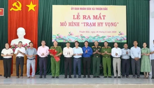 KHÁNH HOÀ: Xã Thuận Bắc ra mắt mô hình “Trạm hy vọng”