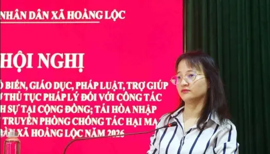 THANH HOÁ: UBND xã Hoằng Lộc tăng cường tuyên truyền pháp luật, đồng hành hỗ trợ người tái hòa nhập cộng đồng