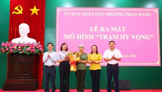 KHÁNH HOÀ: Phường Phan Rang ra mắt mô hình “Trạm hy vọng”