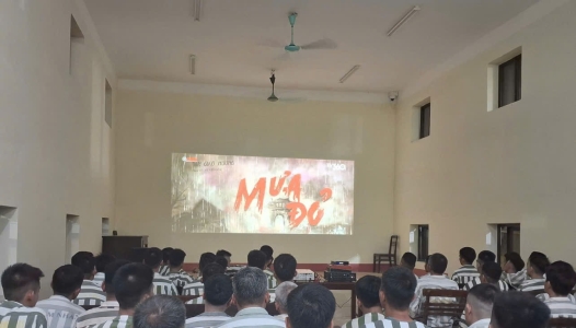THÁI NGUYÊN: Tổ chức chiếu phim phục vụ công tác giáo dục, cải tạo phạm nhân