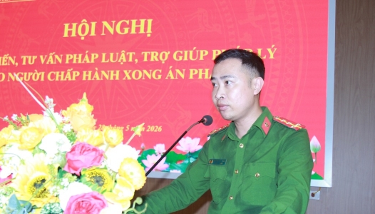 NGHỆ AN: Hội nghị phổ biến, tư vấn pháp luật, trợ giúp pháp lý cho người chấp hành xong án phạt tù