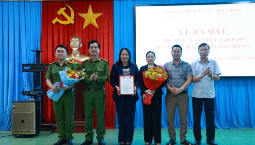 QUẢNG TRỊ: Ra mắt mô hình “Giáo dục, giúp đỡ người tái hòa nhập cộng đồng” tại xã Triệu Bình
