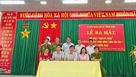 KHÁNH HOÀ: Phước Dinh ra mắt Mô hình “Trạm Hy Vọng” – Chung tay hỗ trợ người sau cai nghiện, người chấp hành xong án phạt tù tái hòa nhập cộng đồng