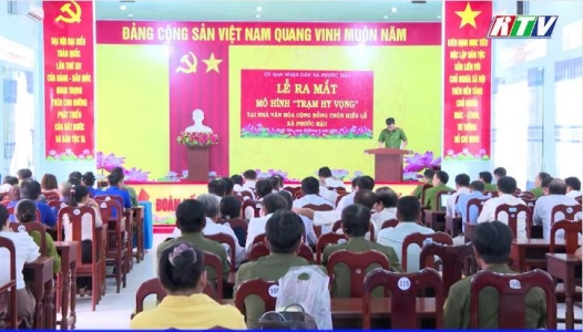 KHÁNH HOÀ: Ra mắt mô hình Trạm hy vọng tại thôn Hiếu Lễ, xã Phước Hậu