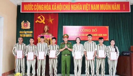 TUYÊN QUANG: Vừa được đặc xá, 27 phạm nhân ở Tuyên Quang có ngay chứng chỉ nông nghiệp