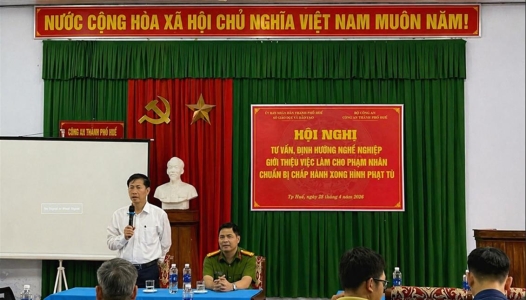 HUẾ: Tư vấn, định hướng nghề nghiệp cho phạm nhân sắp chấp hành xong án phạt tù