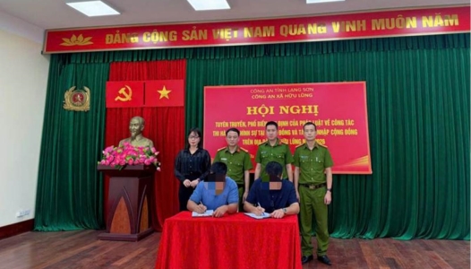 LẠNG SƠN: Công an xã Hữu Lũng tổ chức tuyên truyền pháp luật, đối thoại với người thi hành án hình sự tại cộng đồng và người chấp hành xong án phạt tù