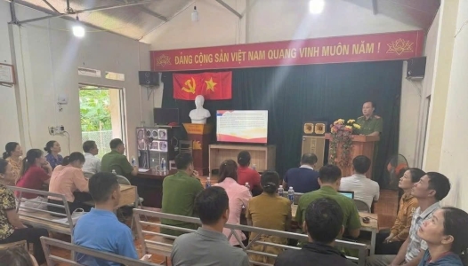 THÁI NGUYÊN: Công an xã Trần Phú tuyên truyền, phổ biến pháp luật về thi hành án hình sự tại cộng đồng và tái hòa nhập cộng đồng