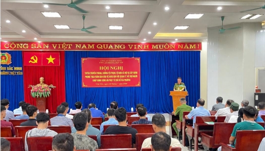BẮC NINH: Công an phường Việt Yên tuyên truyền, phổ biến giáo dục pháp luật cho đối tượng tái hòa nhập cộng đồng