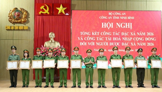 NINH BÌNH: Hội nghị tổng kết công tác đặc xá và công tác tái hòa nhập cộng đồng đối với người được đặc xá năm 2026
