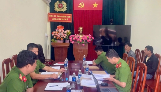 QUẢNG NGÃI: Công an tỉnh kiểm tra công tác thi hành án hình sự và quản lý các diện đối tượng tại các xã phía Tây