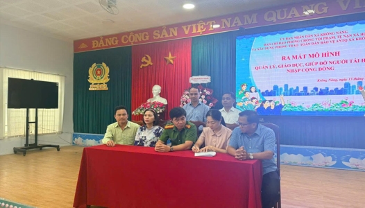 ĐẮK LẮK: Xã Krông Năng ra mắt mô hình “Quản lý, giáo dục, giúp đỡ người tái hòa nhập cộng đồng”